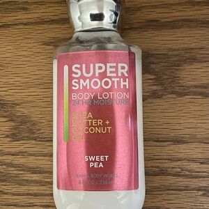 Bath & Body Works Super Smooth Body Lotion - Pink and Silver Sweet Pea